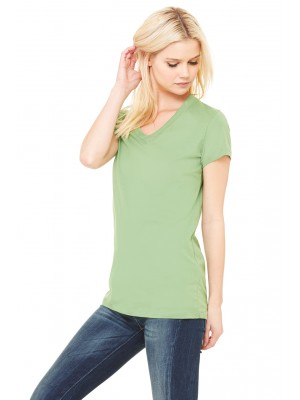 Bella + Canvas B6005 Ladies' Jersey Short-Sleeve V-Neck T-Shirt - Hybrid DTG